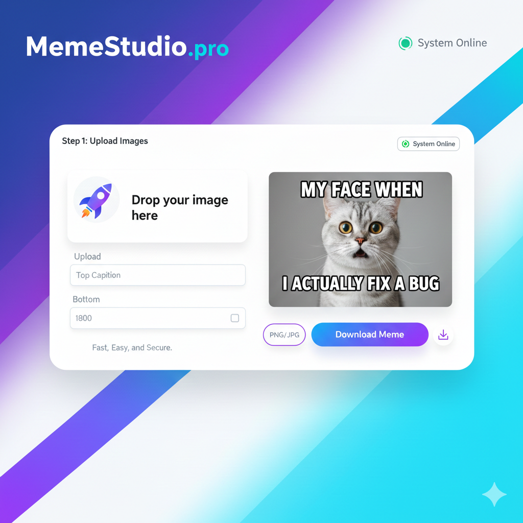 Free Meme Maker Online | Add Text to Images & Download