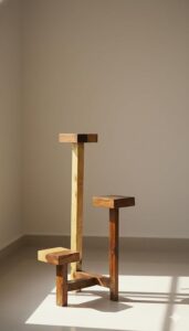 wooden indoor planter stand sheesham wood