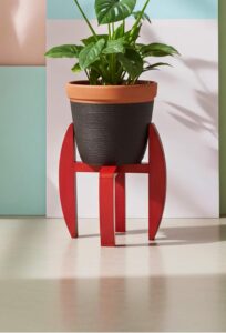 Modern Wooden Planter Stand (2-Tier)