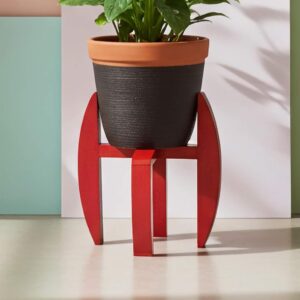 Modern Wooden Planter Stand (2-Tier)