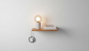 solid wood floating shelf – premium epoxy finish