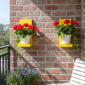 wooden wall plant shelf (pack of 2)